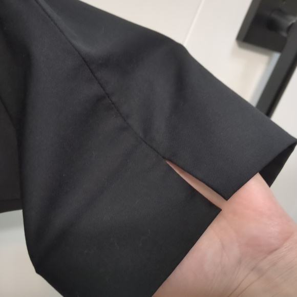 Lafayette 148 New York Stanton Black Ankle Wool Lightweight Pants Sz 14 - Picture 5 of 9